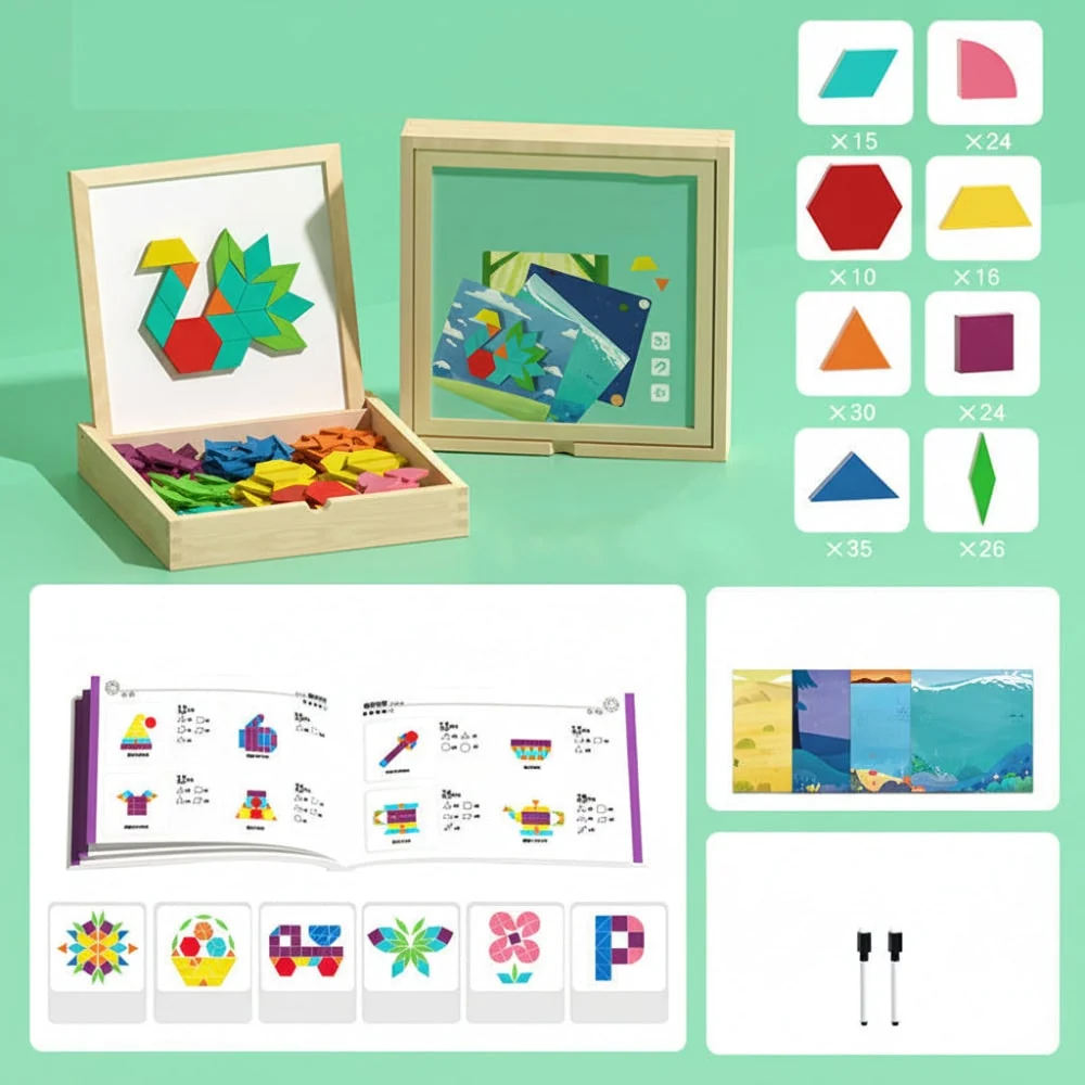 Wooden Puzzle Educational Toy Stem Learning Activity - Image 7